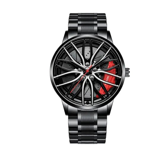 MotoHawk™ Men's Rim Watch MH8808 - Motorsport Automotive Watch - Zolenzo