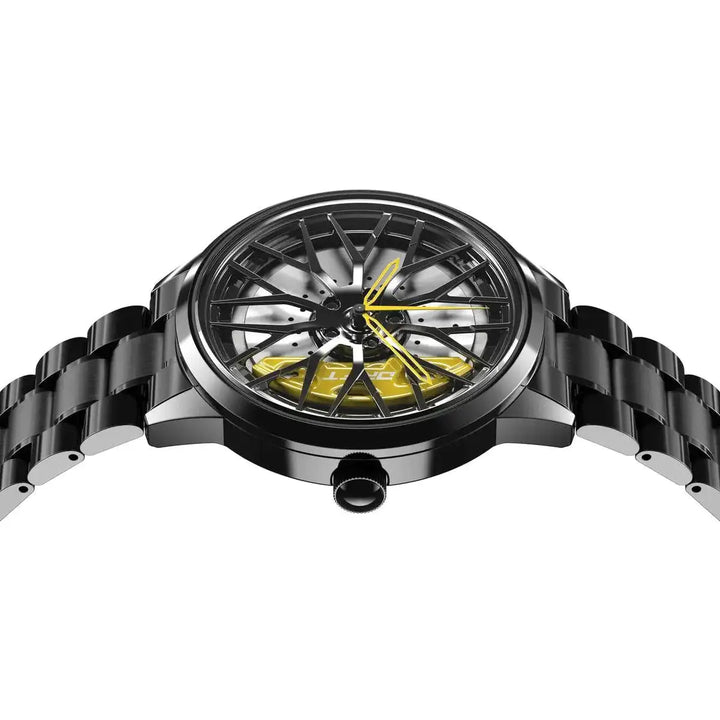 MotoHawk™ Men's Rim Watch MH8808 - Motorsport Automotive Watch - Zolenzo