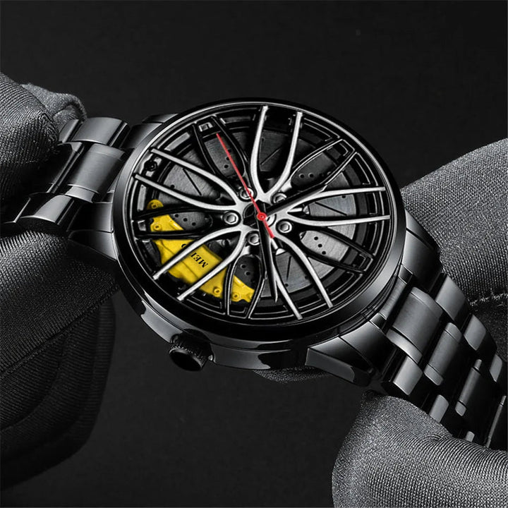 MotoHawk™ Men's Rim Watch MH8808 - Motorsport Automotive Watch - Zolenzo