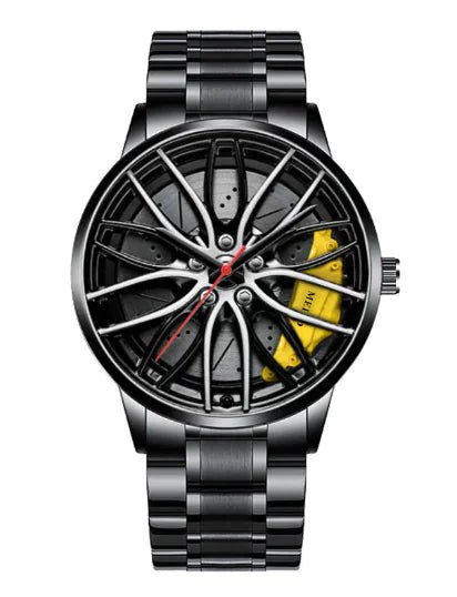 MotoHawk™ Men's Rim Watch MH8808 - Motorsport Automotive Watch - Zolenzo