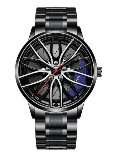 MotoHawk™ Men's Rim Watch MH8808 - Motorsport Automotive Watch - Zolenzo